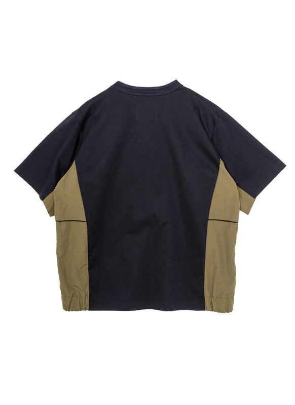 Taslan Nylon x Cotton Jersey T-Shirt - 2
