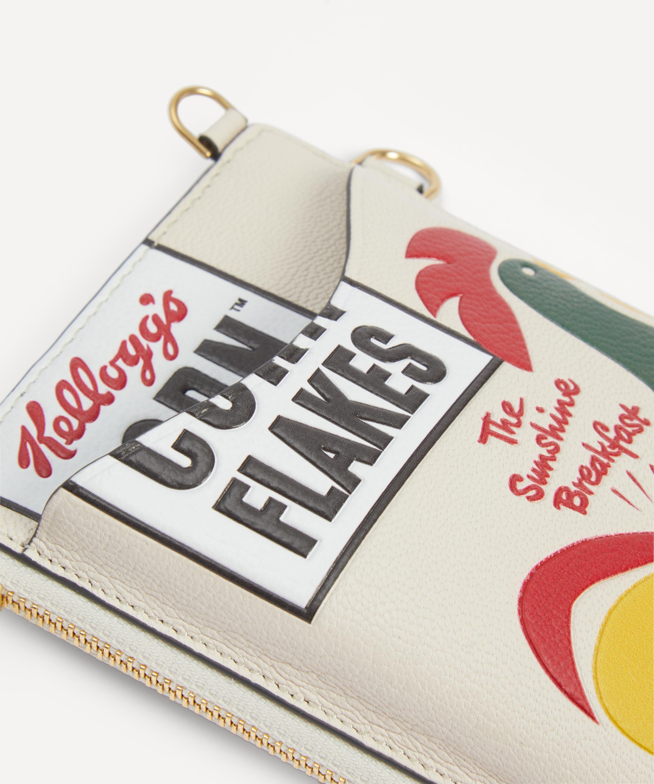 Corn Flakes Zip Phone Pouch on Strap - 4