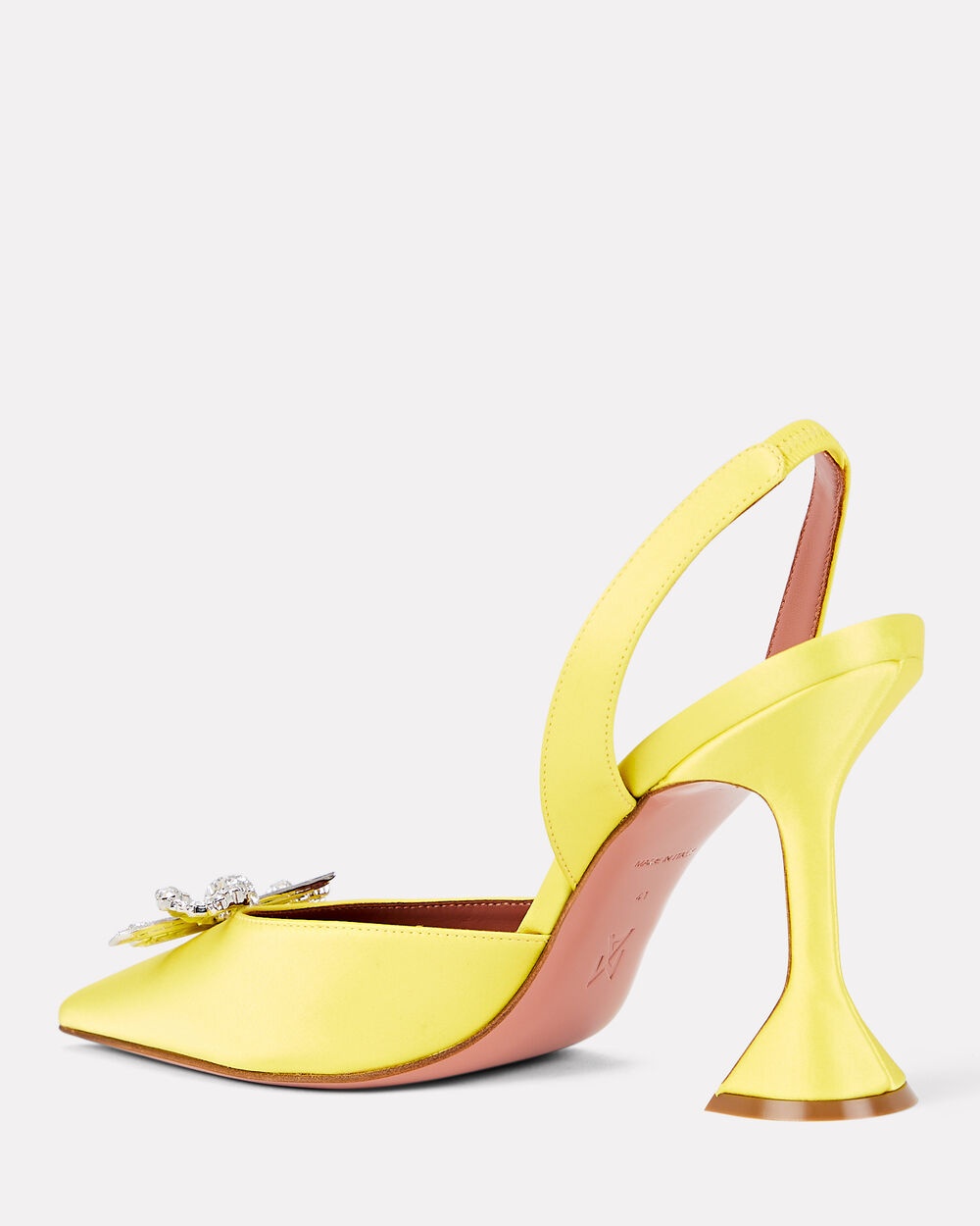 Rosie Satin Slingback Pumps - 3