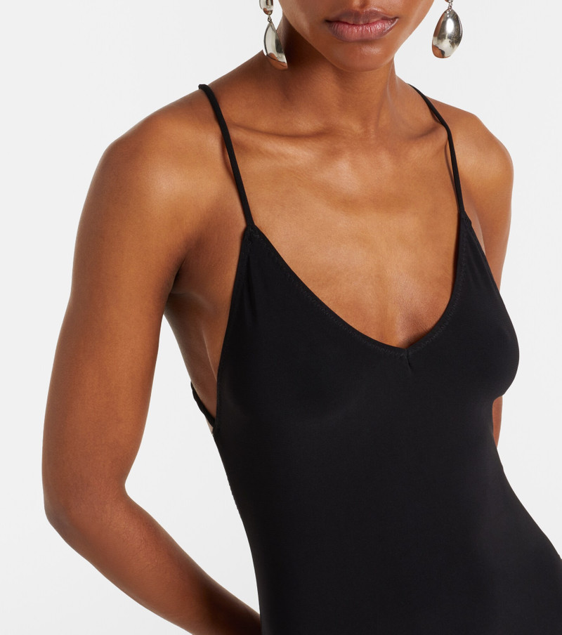 Fara open-back jersey catsuit 3