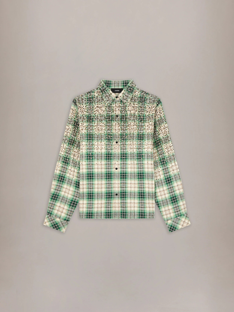 CRYSTAL OVERSIZED WESTERN FLANNEL - 1