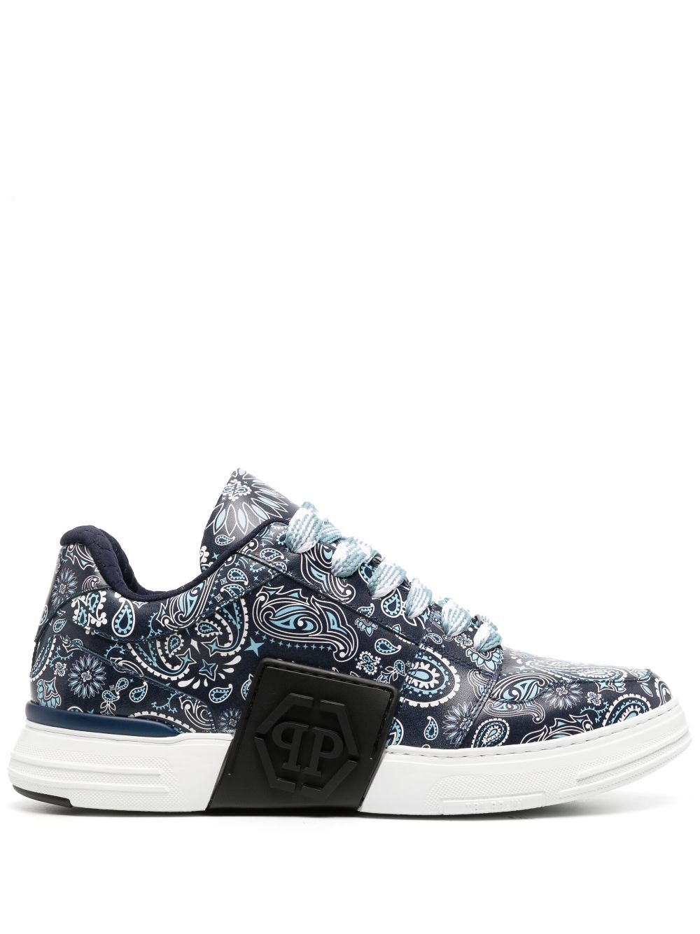 Super Street paisley-print sneakers - 1