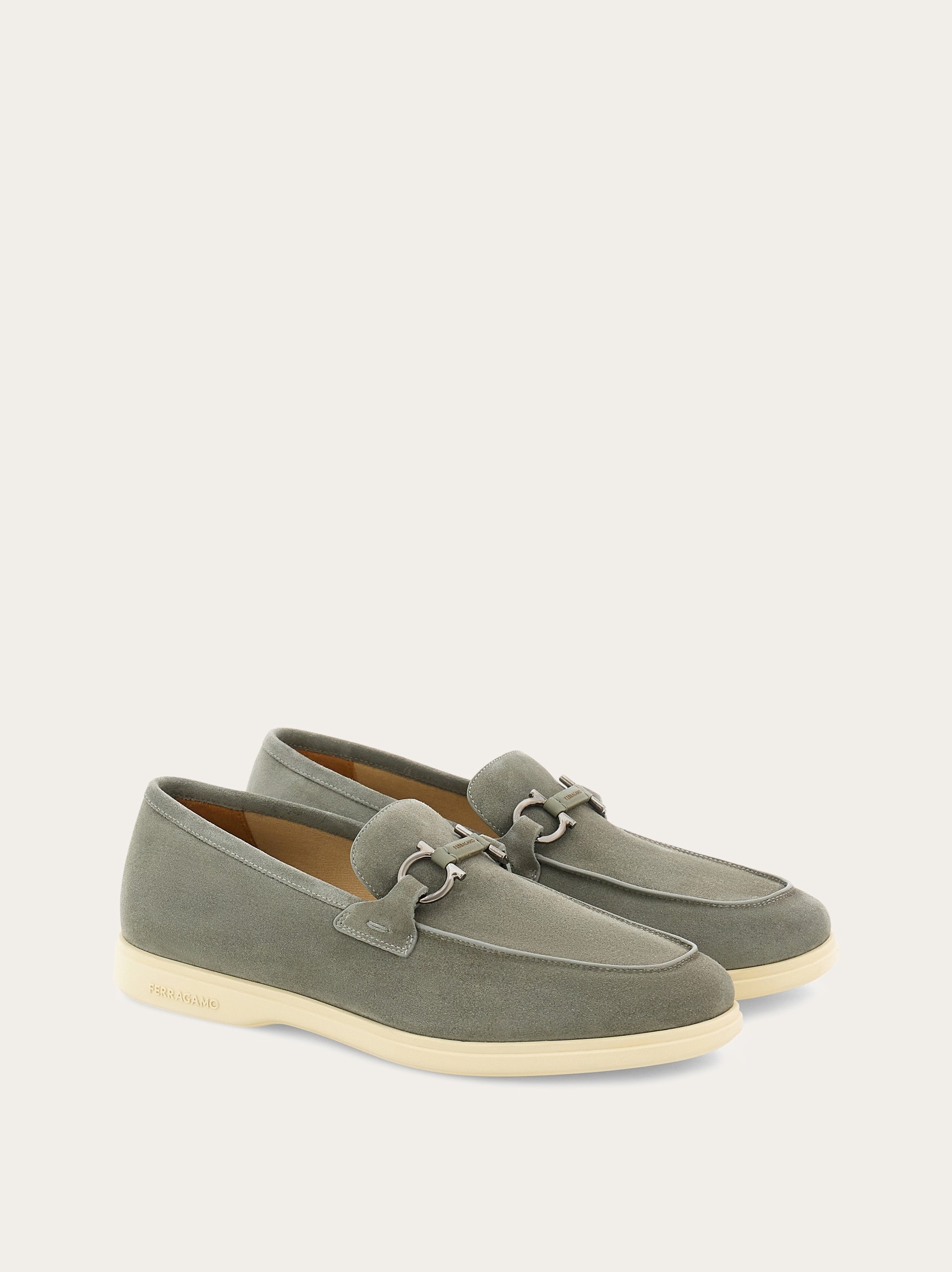 Casual loafer with Gancini ornament - 4