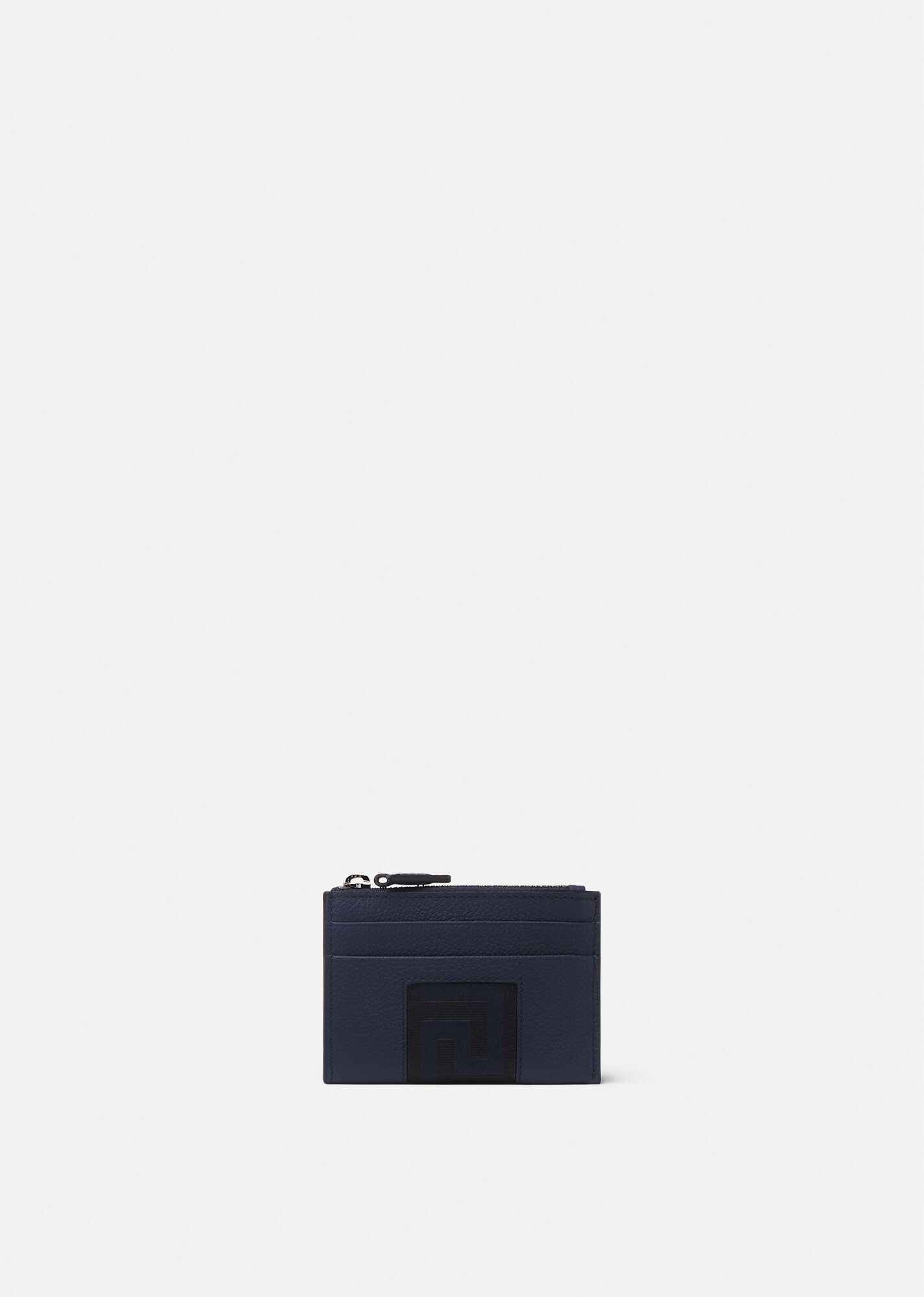 Greca Leather Card Case - 1