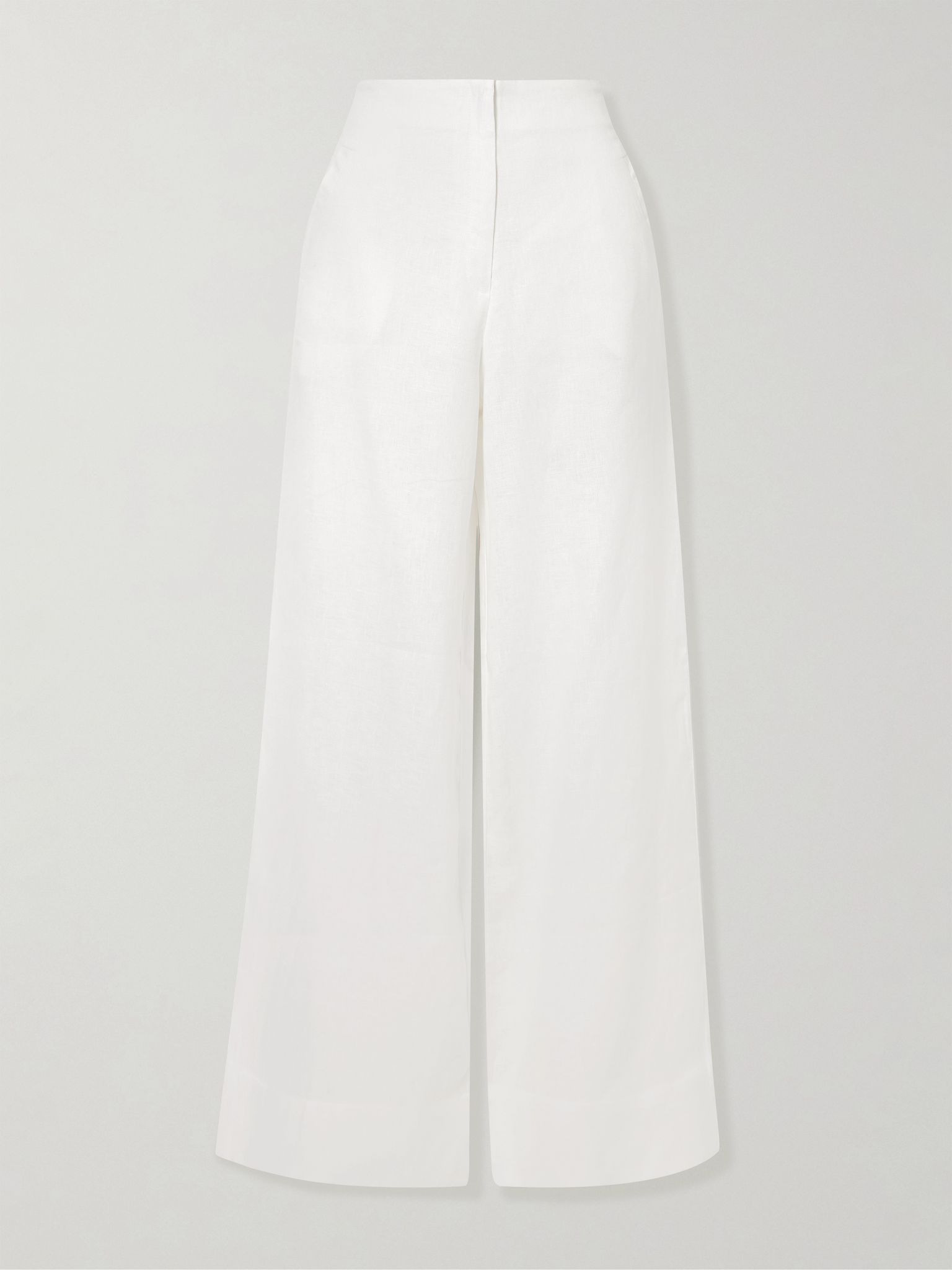 Me Hablas linen wide-leg pants Off-white - 1