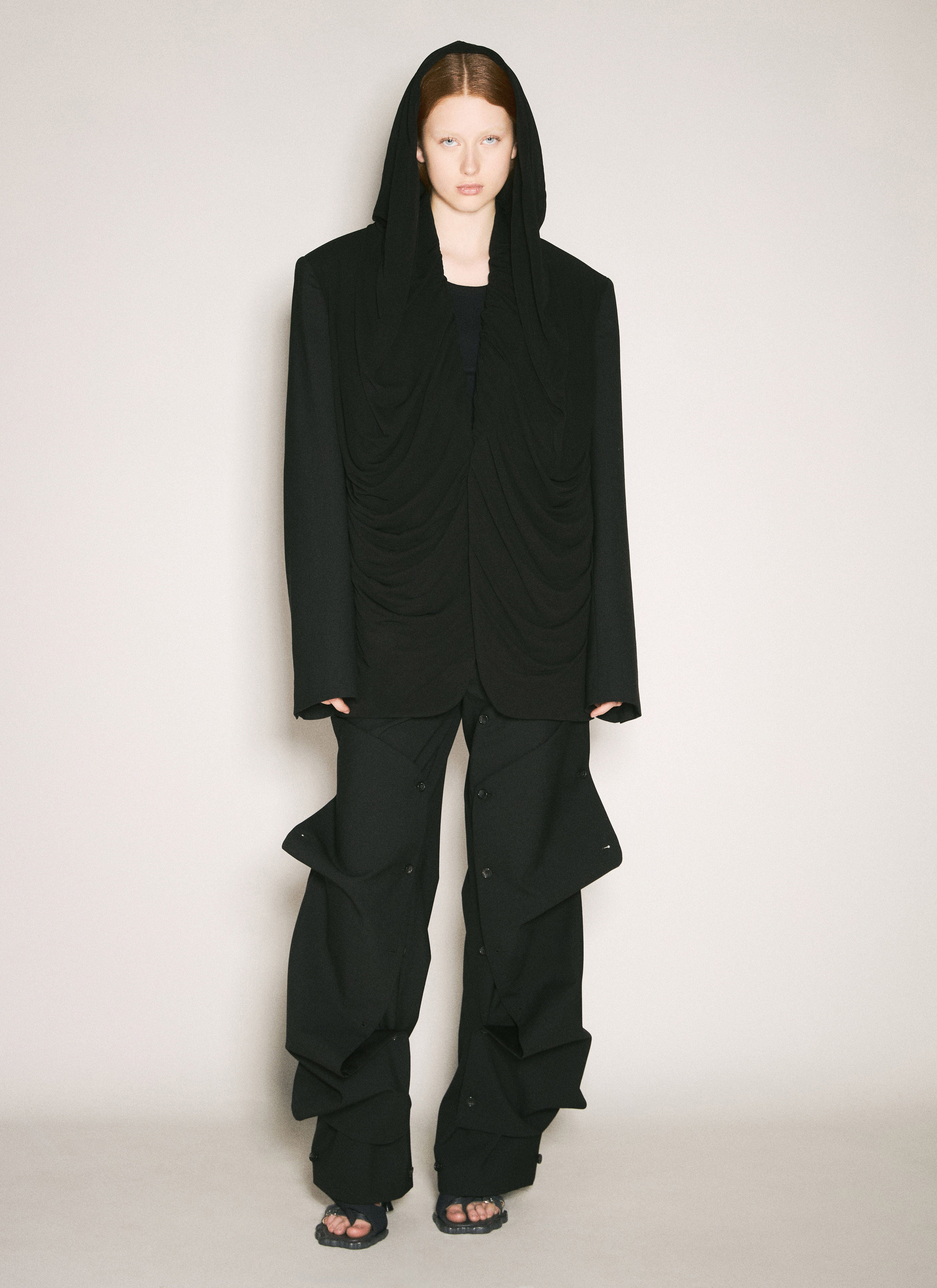 Y PROJECT - Y/Project Women Draped Hooded Blazer - 6