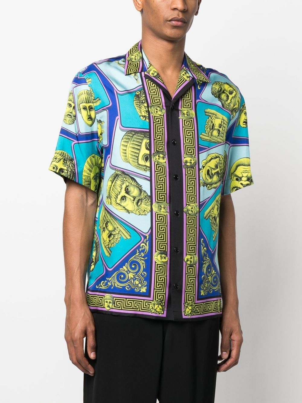 Maschera print short-sleeve shirt - 3