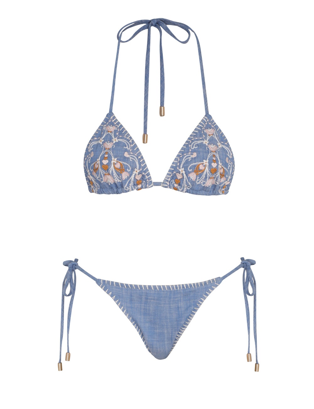 LAUREL CHAMBRAY BIKINI - 1