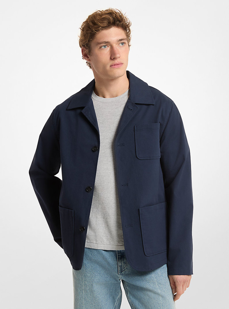 Cotton-and-Linen Blend Chore Coat 1