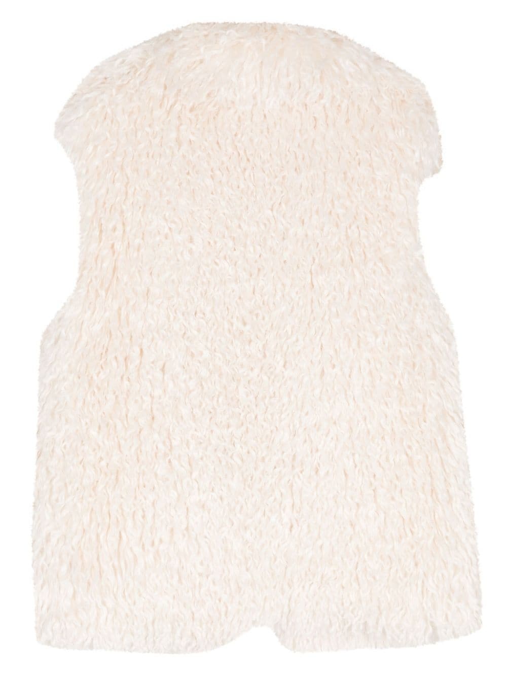 faux-fur vest - 2