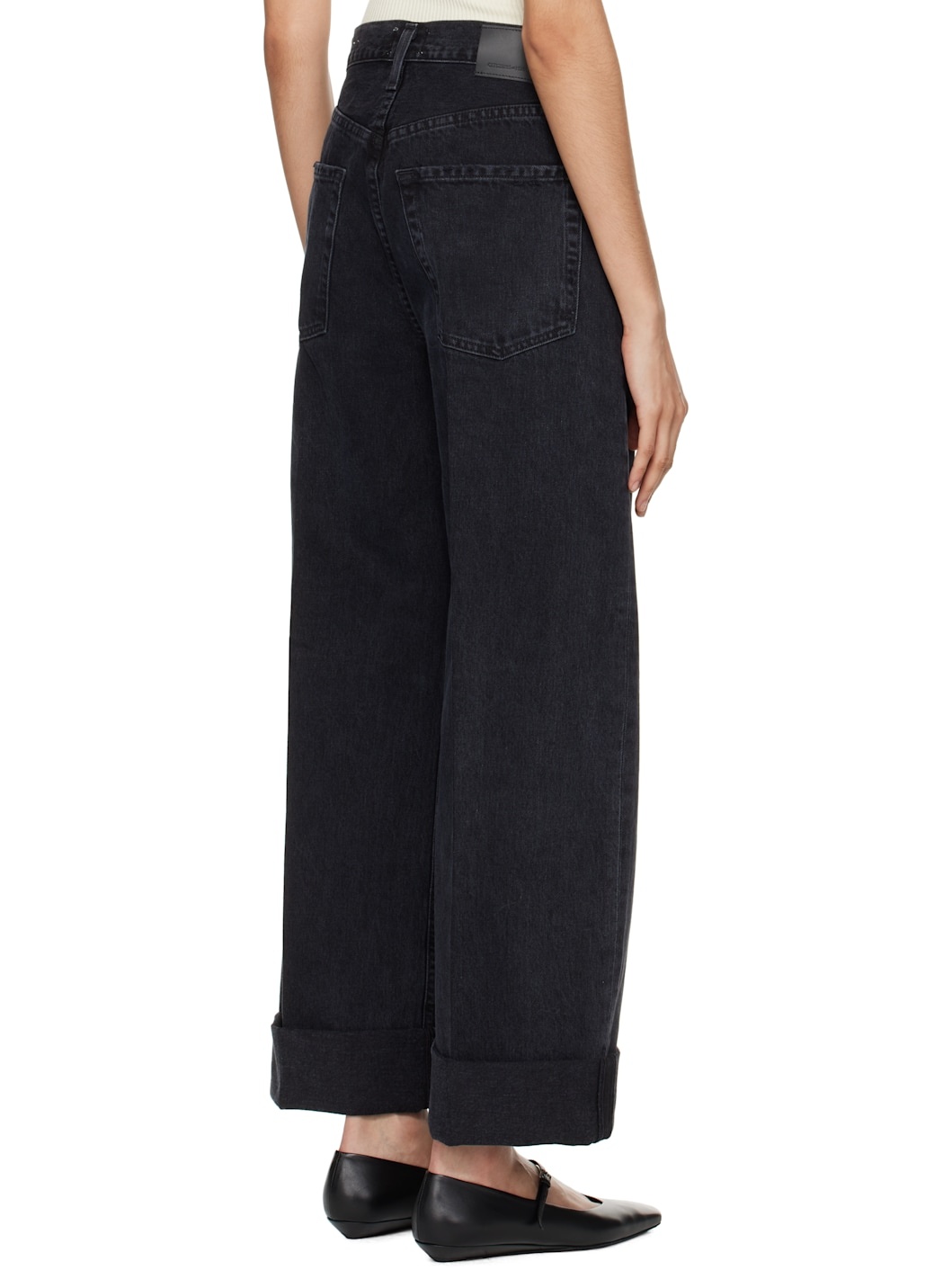 Black Ayla Baggy Jeans - 3