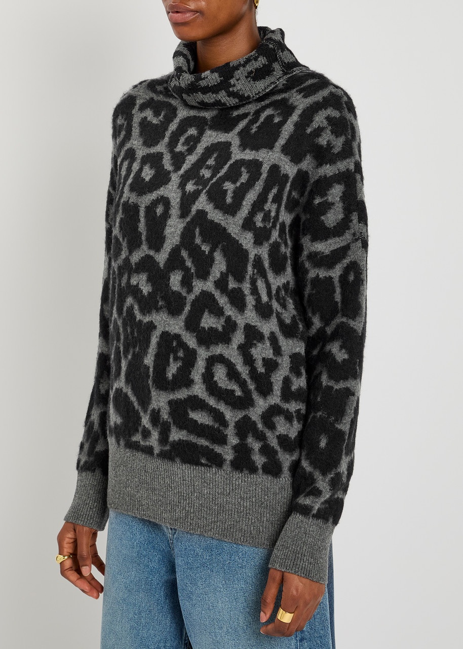 Stella Mccartney Leopard-intarsia Wool-blend Jumper - 2