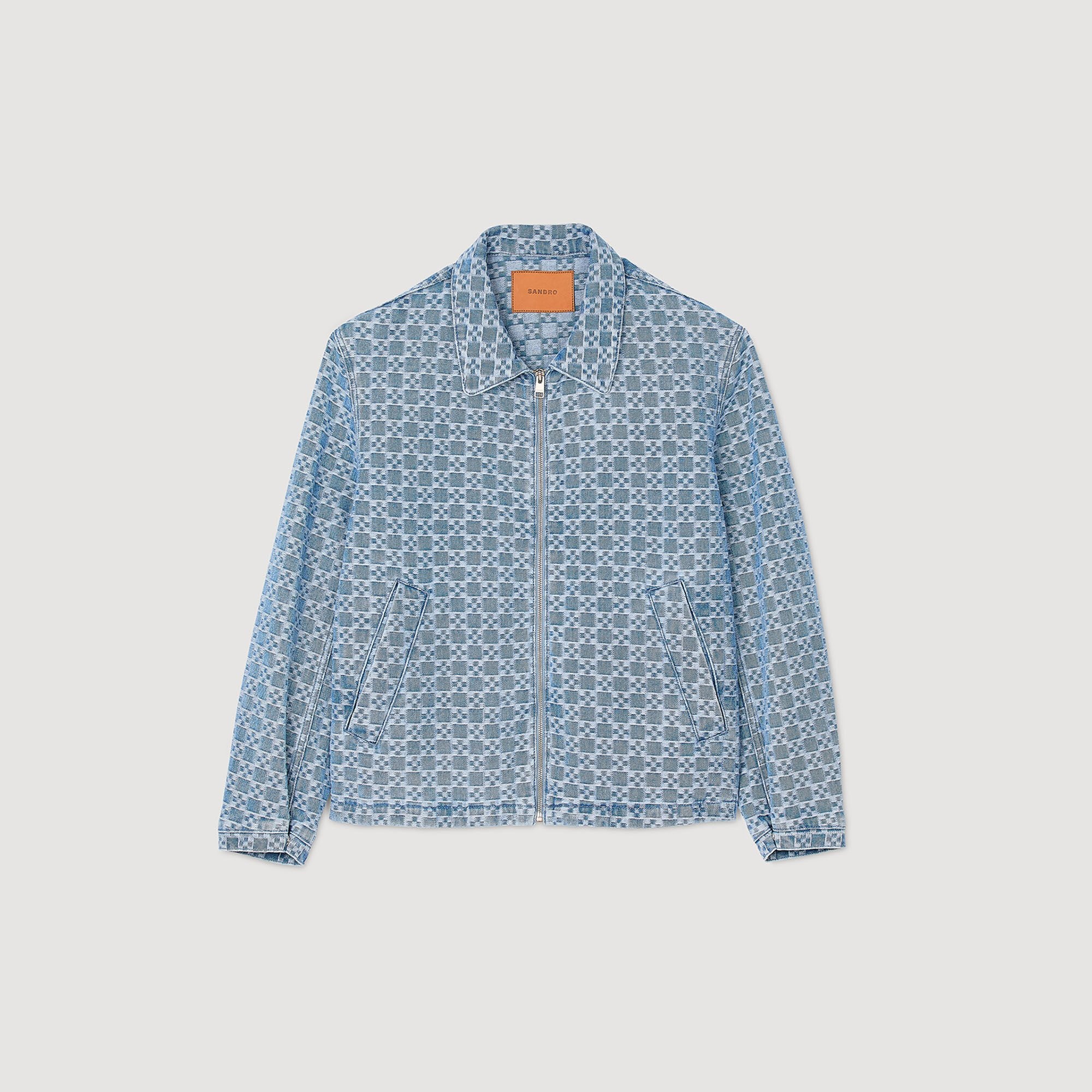SQUARE CROSS DENIM JACKET - 6