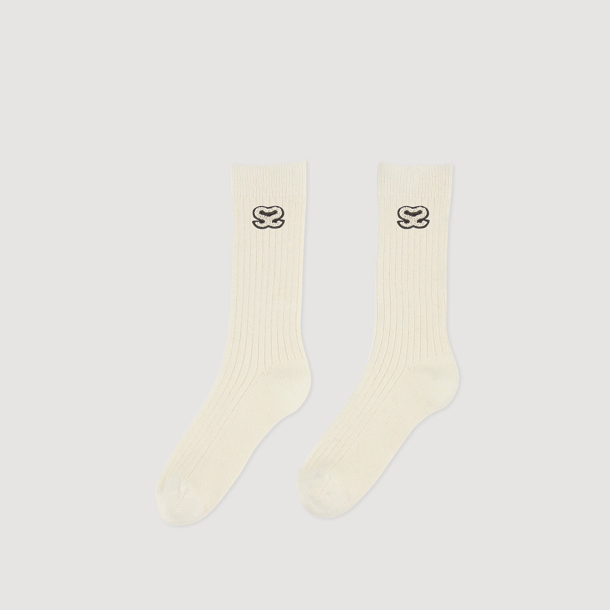 Ribbed knit socks - 2