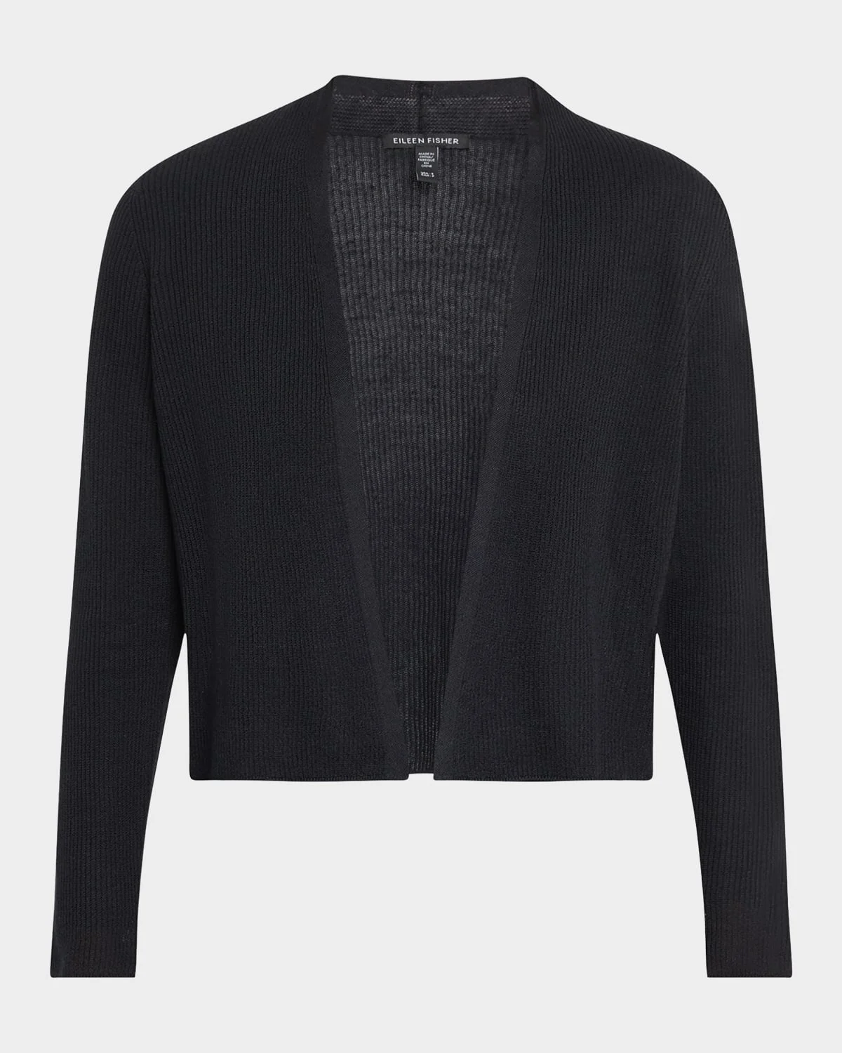 Ribbed Organic Linen-Cotton Cardigan - 1