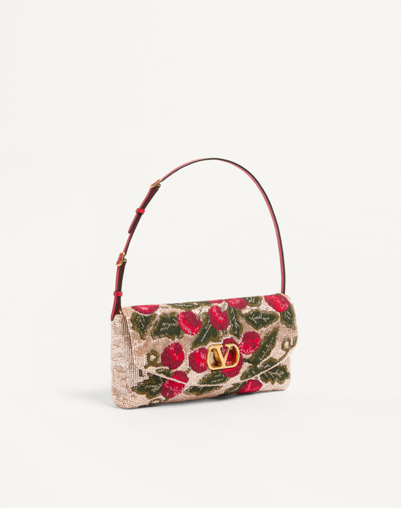 VALENTINO GARAVANI DEVAIN EMBROIDERED SMALL SHOULDER BAG 3
