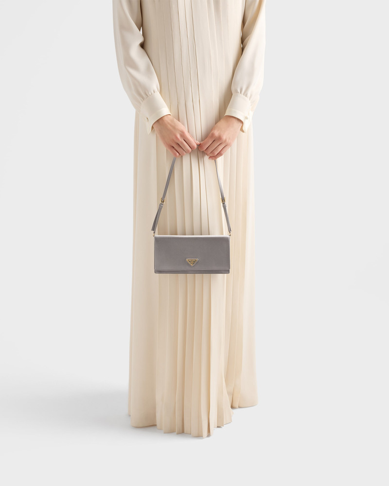 Long pleated silk broadcloth dress 6