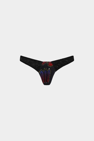 DSQUARED2 SEXY PUNK PRINTED THONG outlook