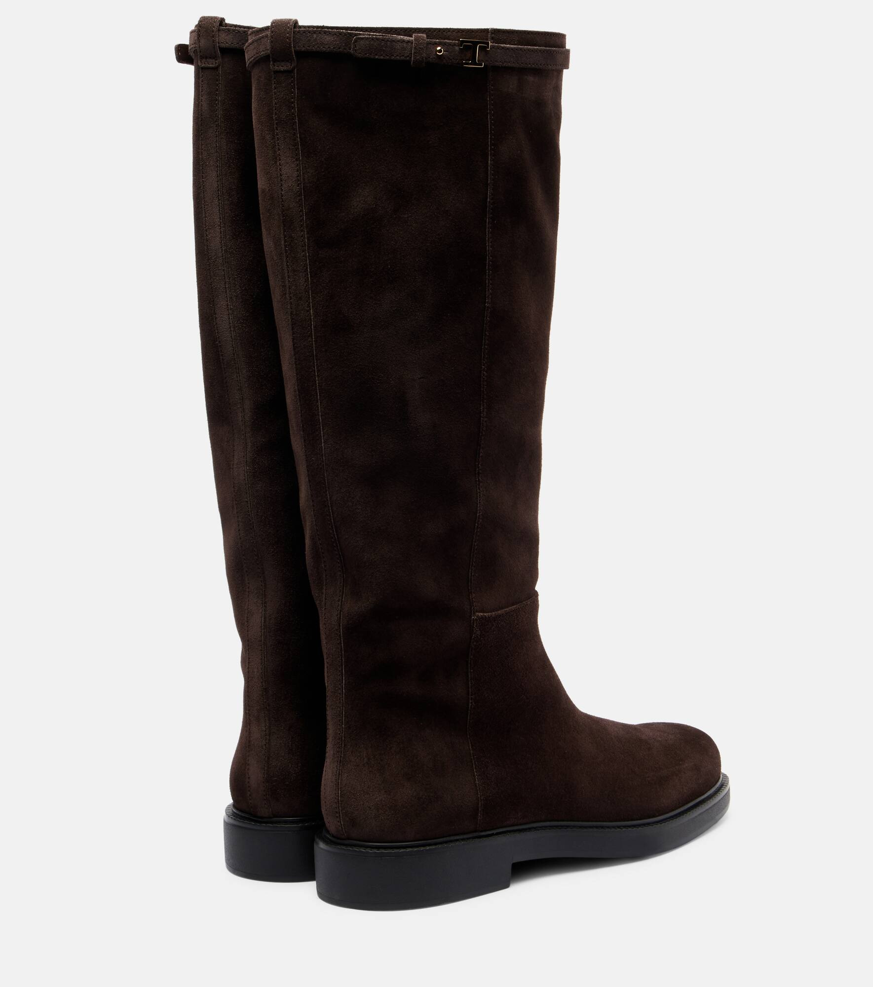 Suede knee-high boots - 2
