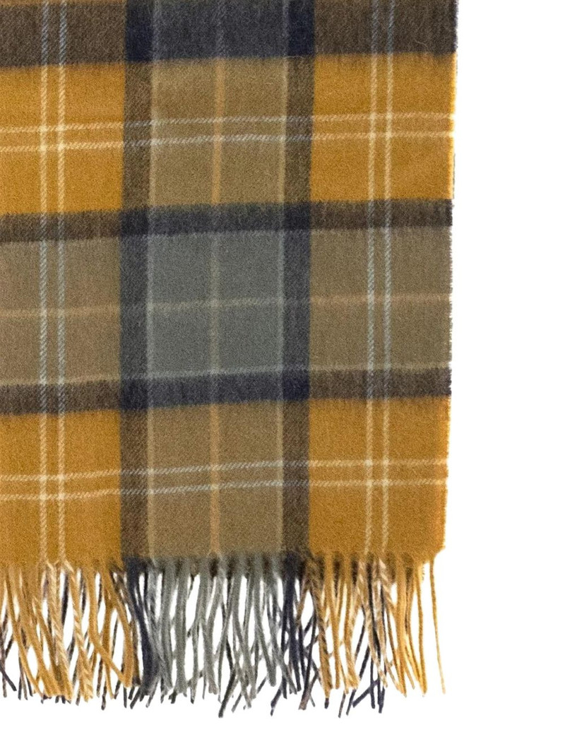 Barbour Brack patchwork tartan scarf outlook