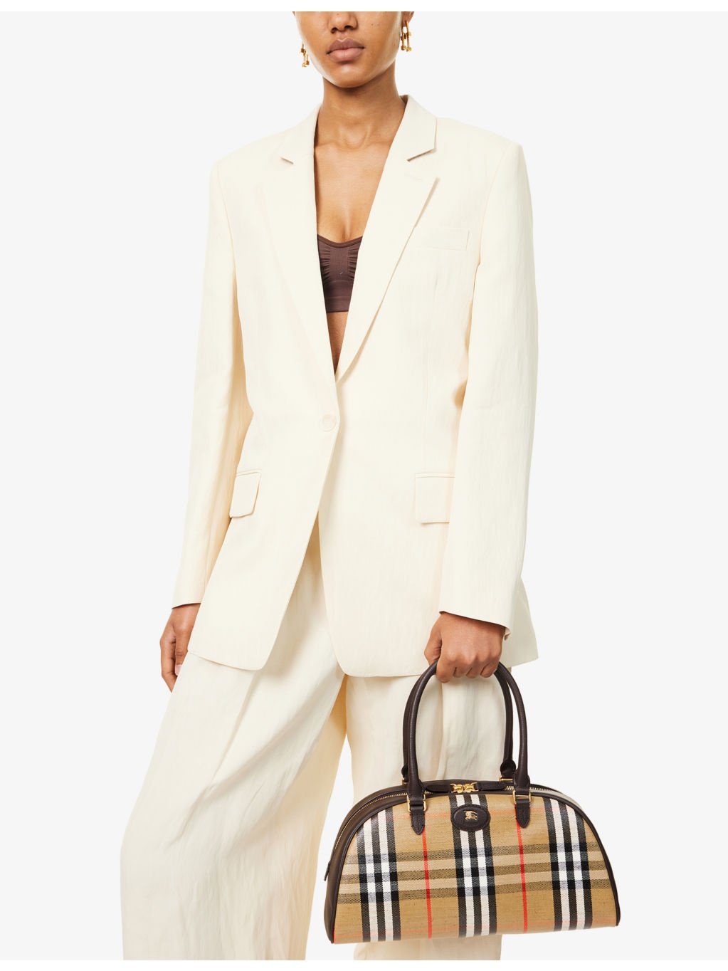Highlands Canvas And Leather Bowling Bag - 2