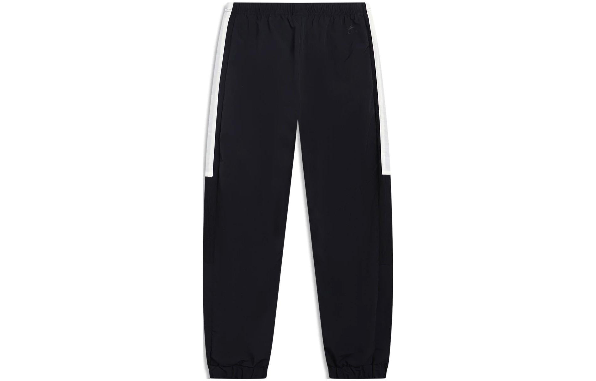 Li-Ning Sports Style Sweatpants 'Black White' AYKT405-2 - 2