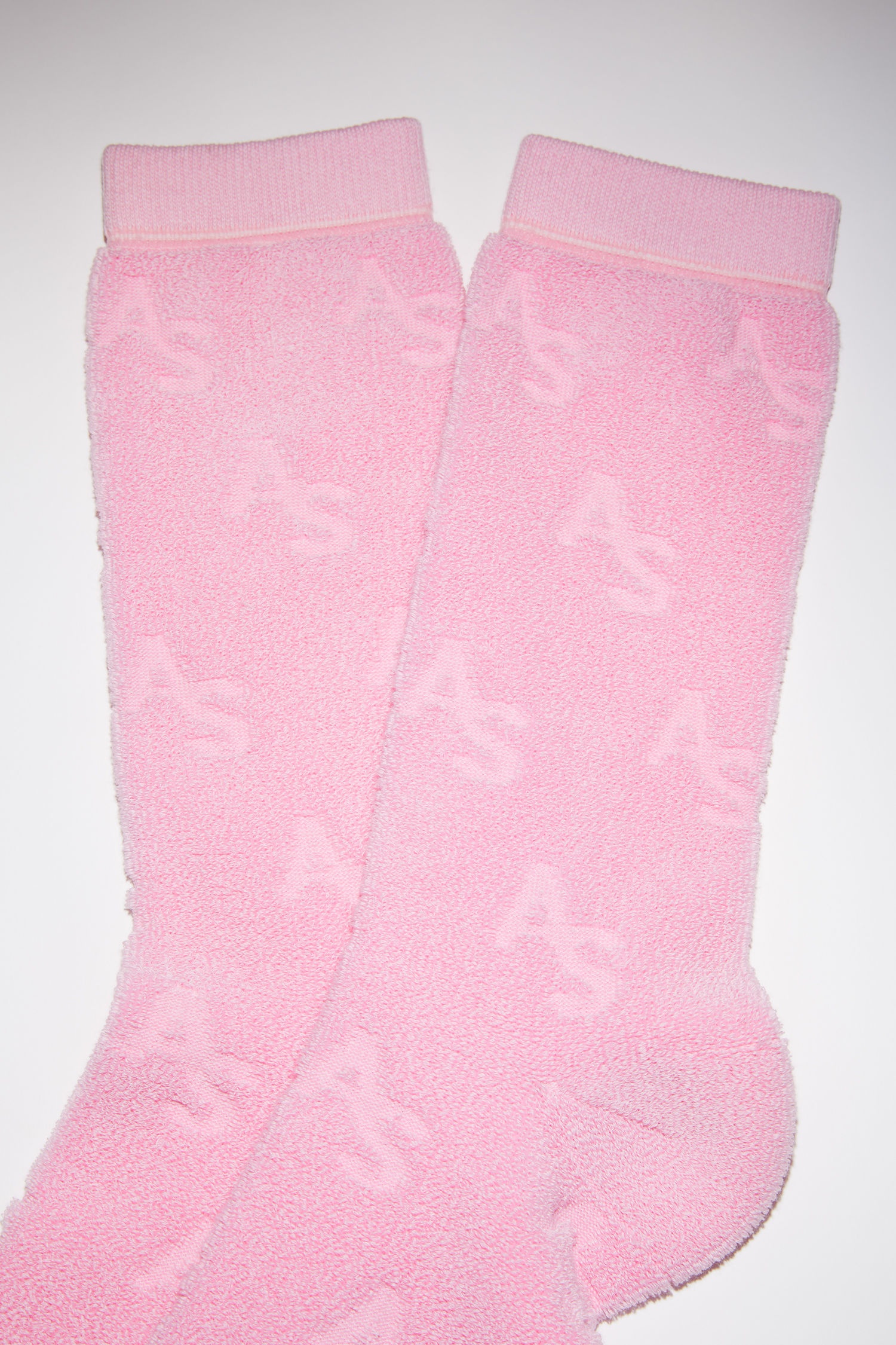 Cotton logo socks - Pink - 2