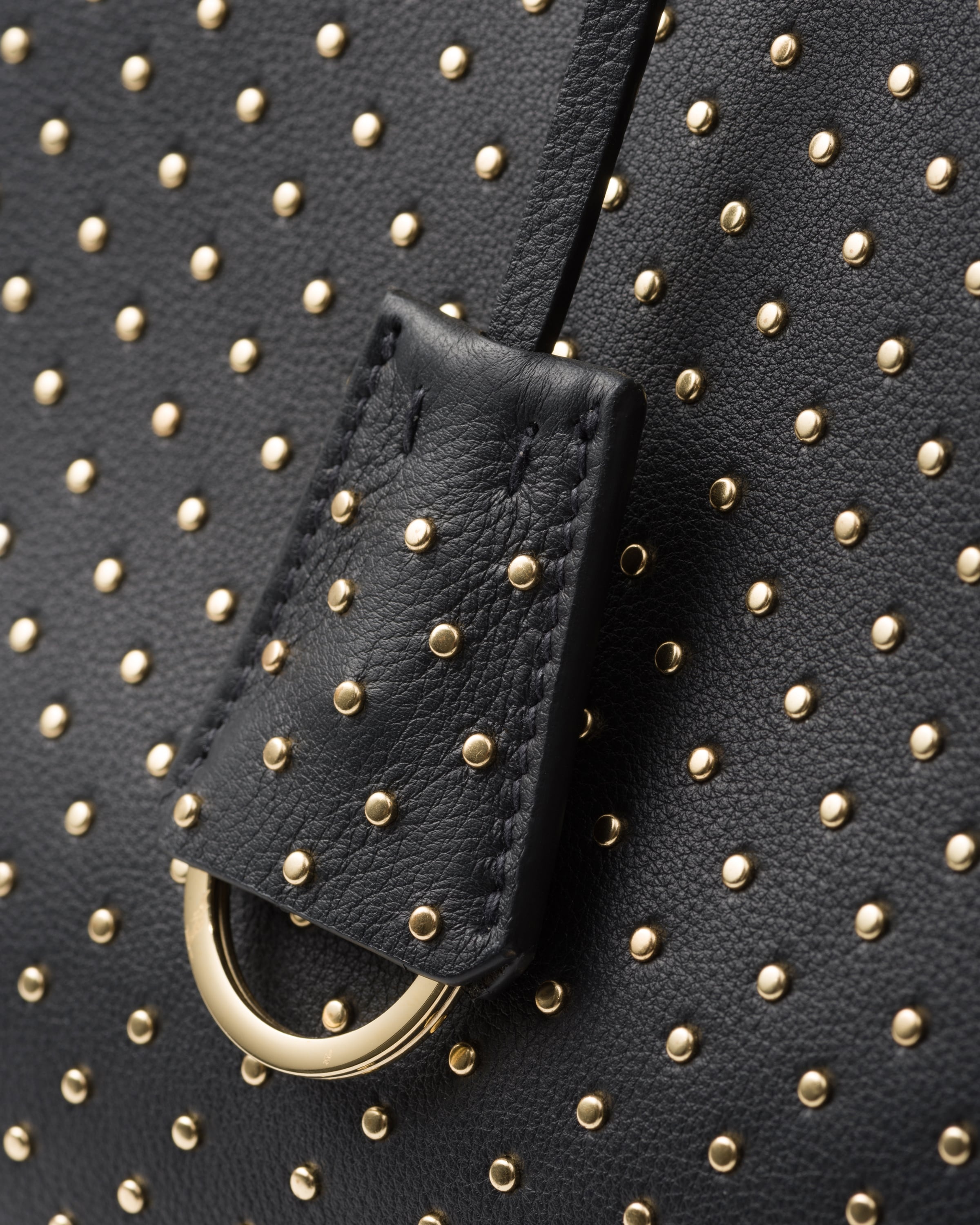 Extra-large Prada Galleria studded leather bag - 7