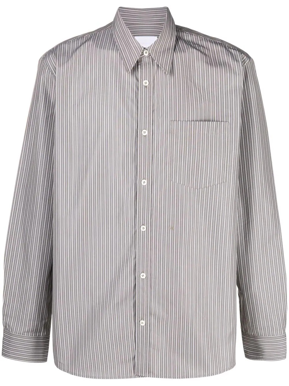 striped cotton shirt - 1