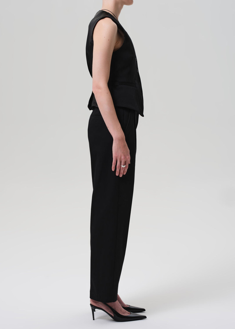 Mallory Straight Trouser In Black 4