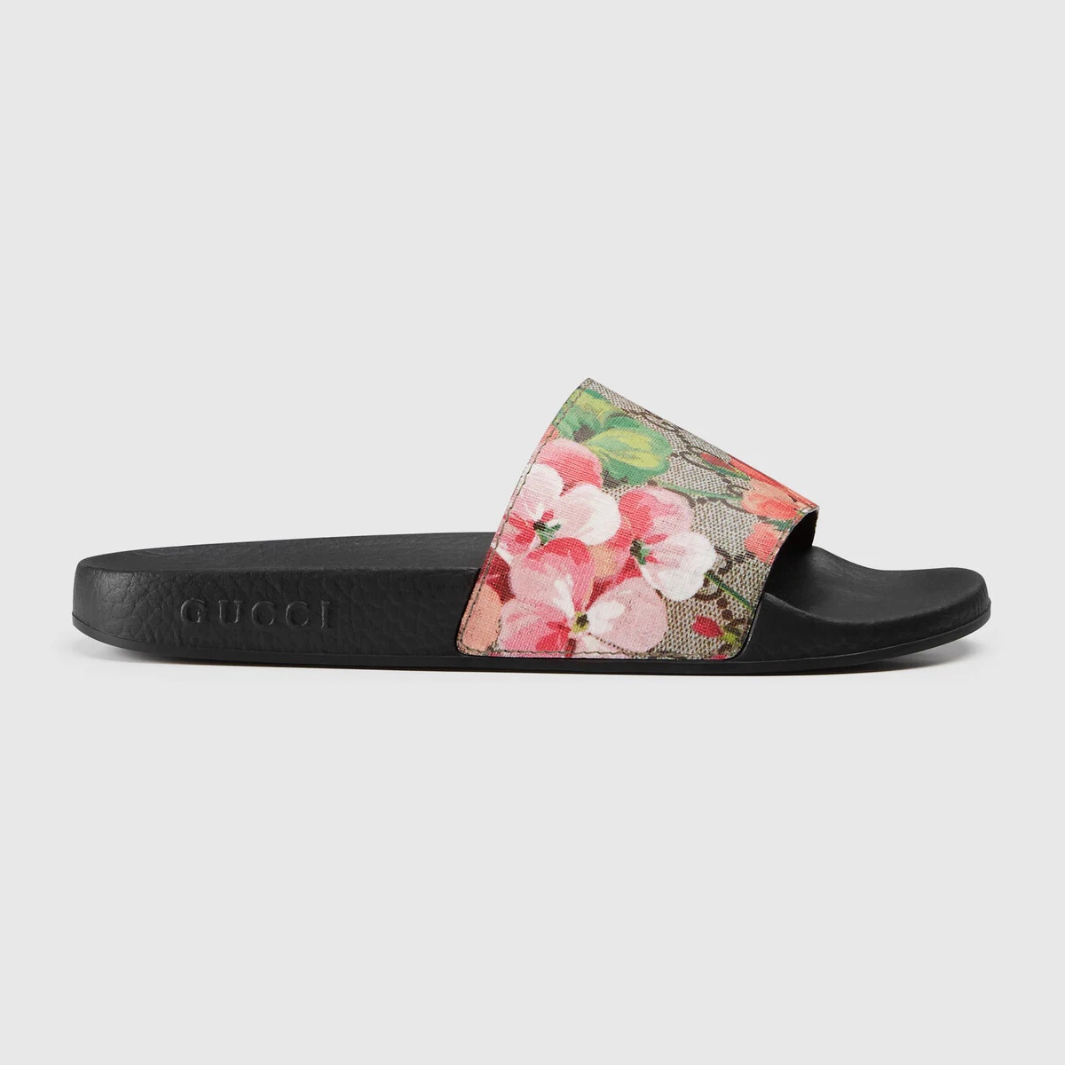 GG Blooms Supreme floral slide sandal - 1