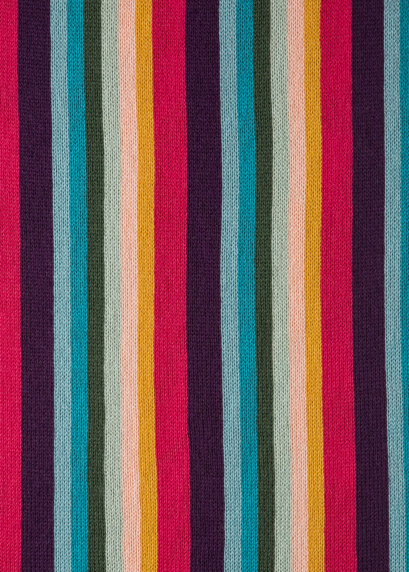 'Artist Stripe' Wool Scarf 3