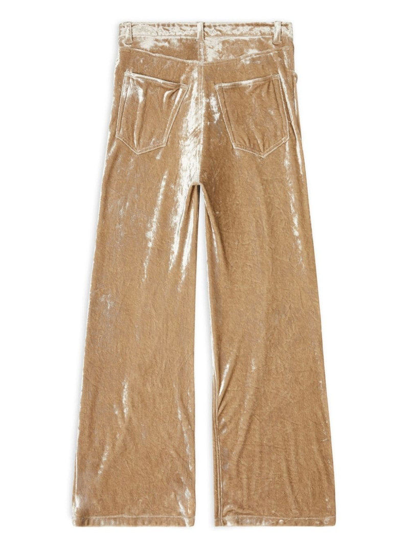 velvet wide-leg trousers 5