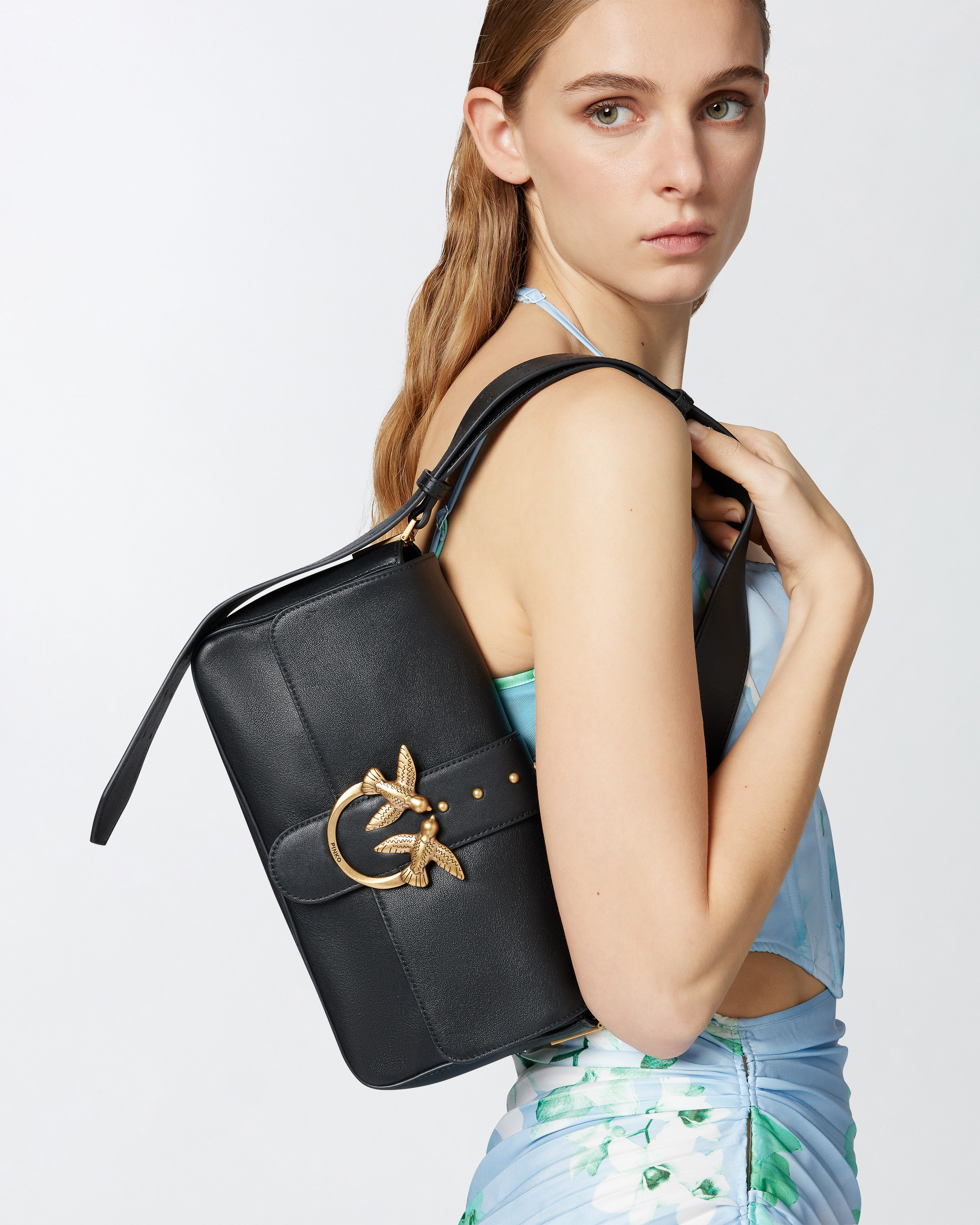 SOFT LEATHER LOVE BAG LARGE SHOULDER BAG - 6