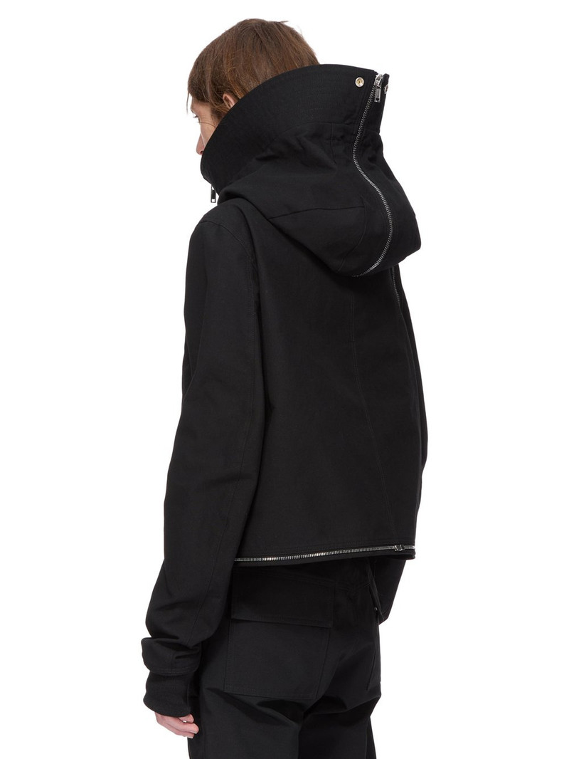Black Hollywood Cropped Headon Parka 3