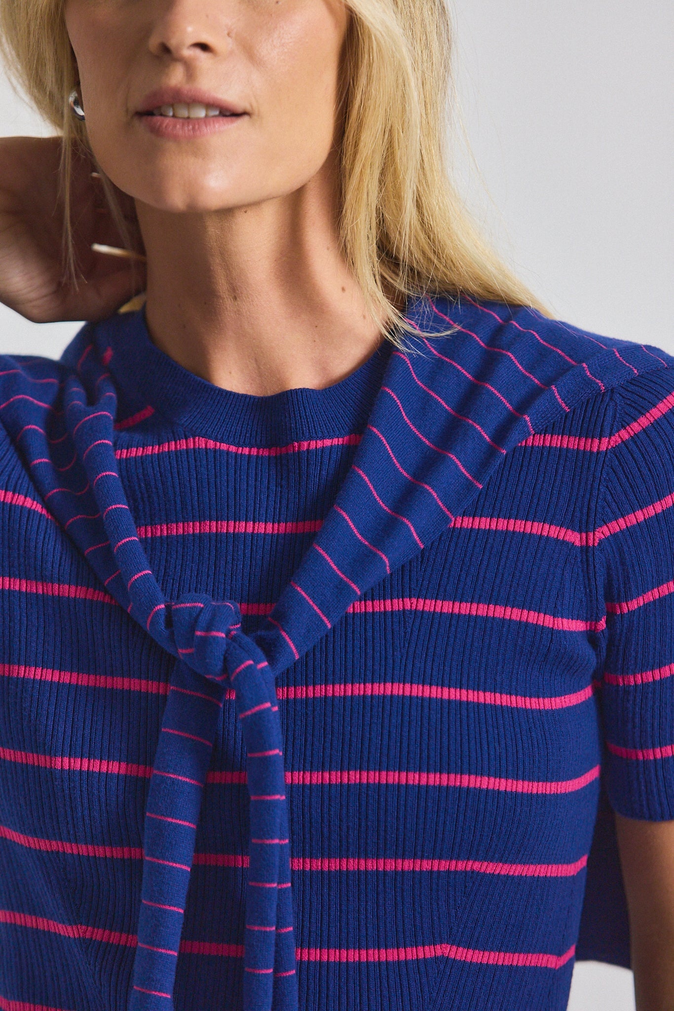TWAIN COTTON CASHMERE SHORT SLEEVE PRE - 3