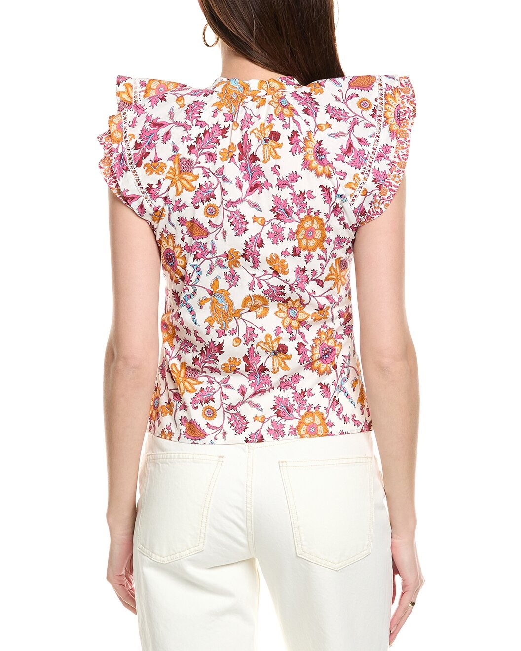 Derek Lam 10 Crosby Najah Ruffle Sleeve Blouse - 2