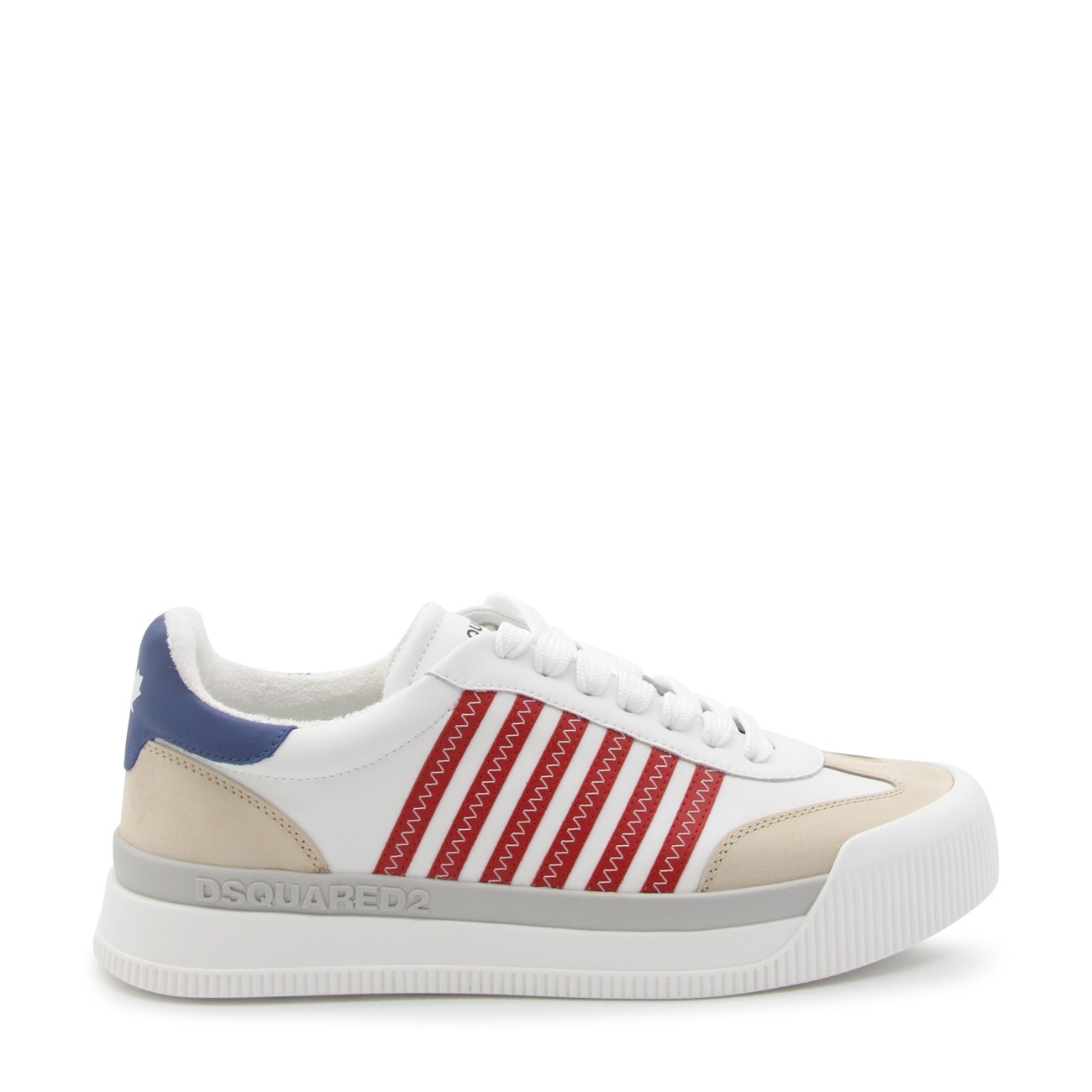 multicolour leather sneakers - 1