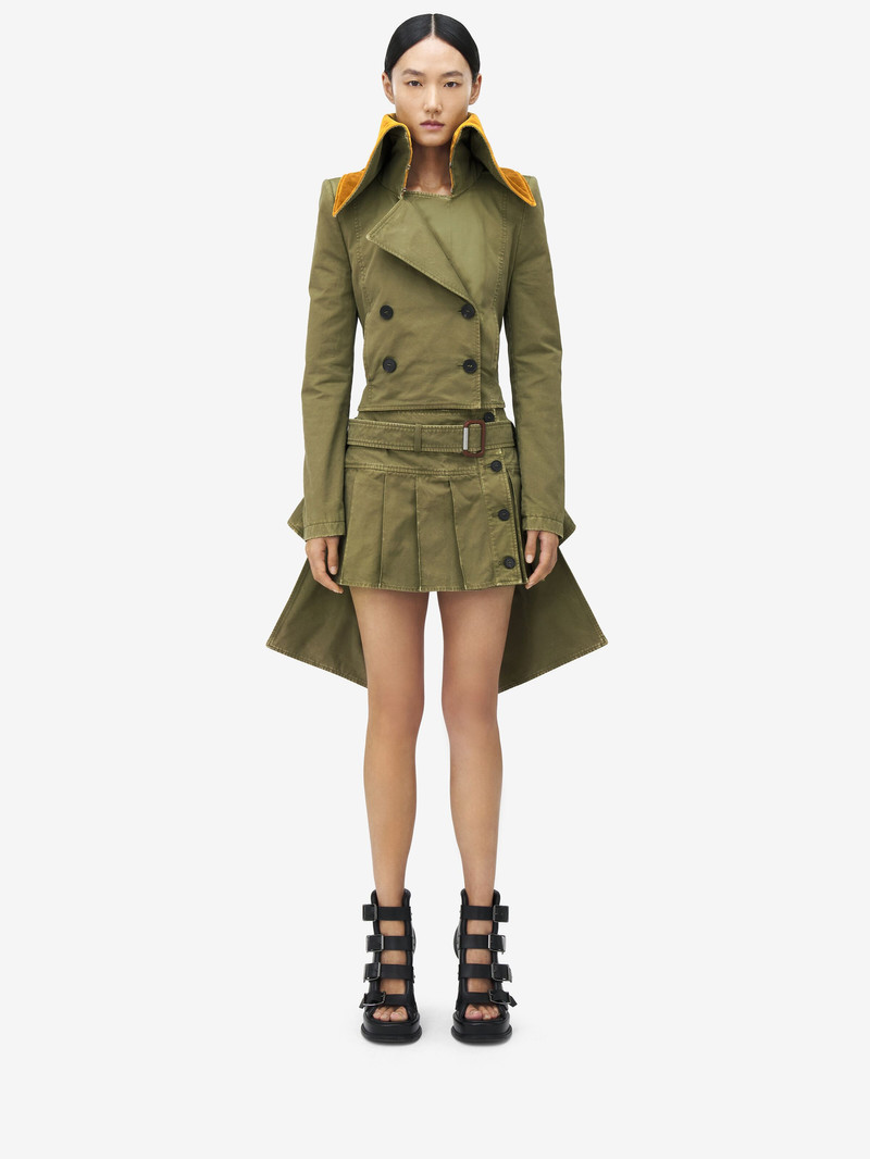 Alexander McQueen Pleated Mini Skirt outlook