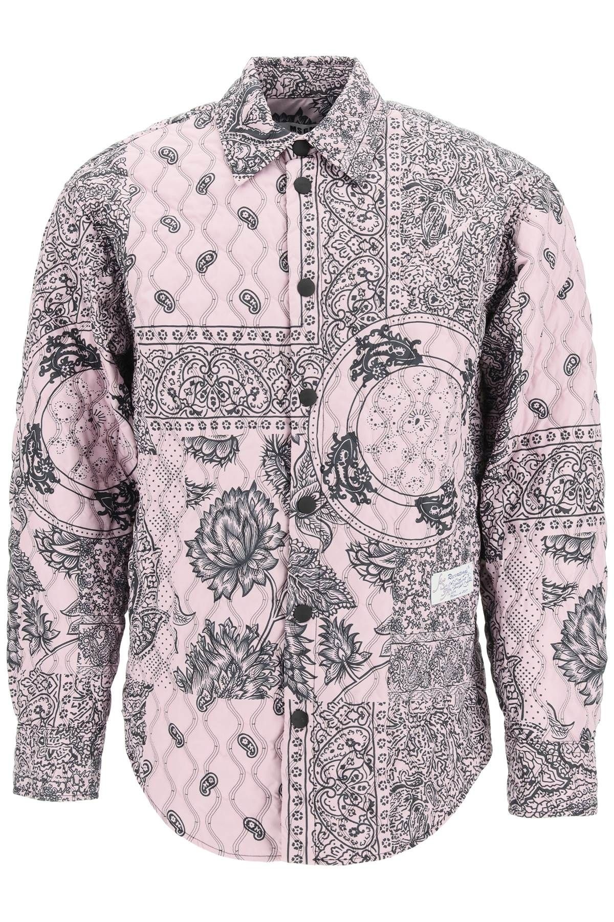 PADDED PAISLEY OVER SHIRT - 1