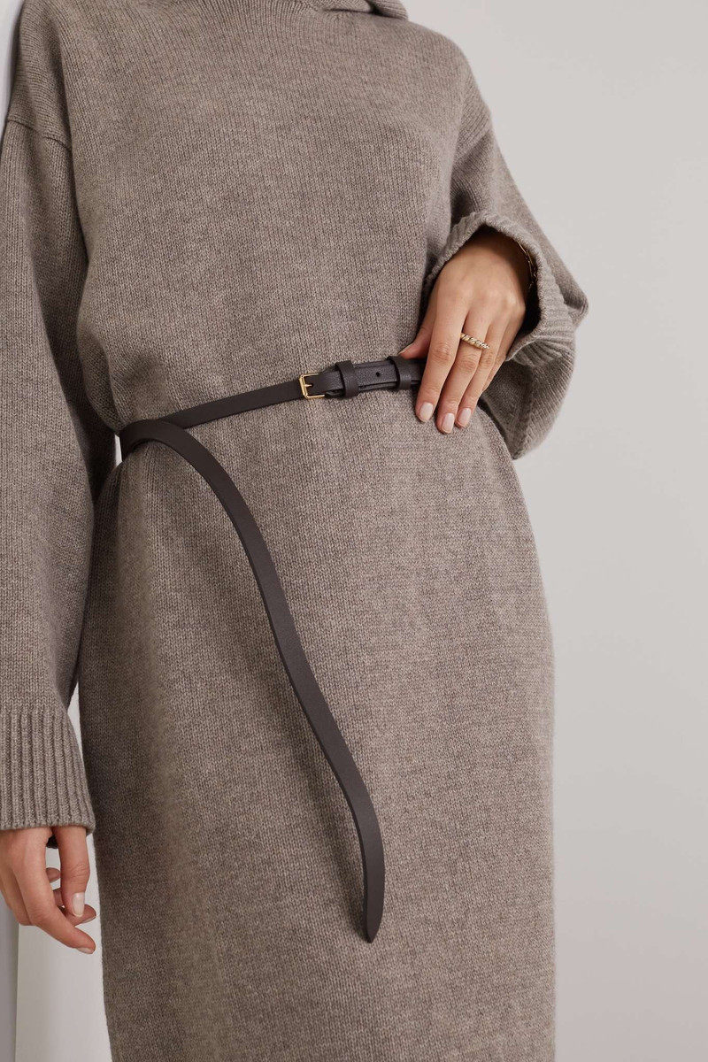 The Row Leather waist belt outlook
