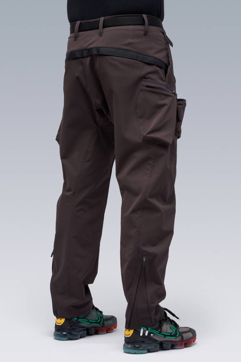 P41-DS schoeller® Dryskin™ Articulated Cargo Trouser Schwarzrot 3