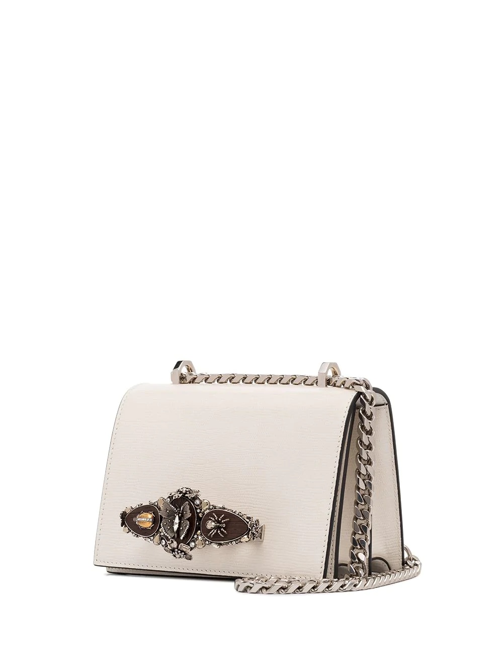 butterfly lizard effect shoulder bag - 4