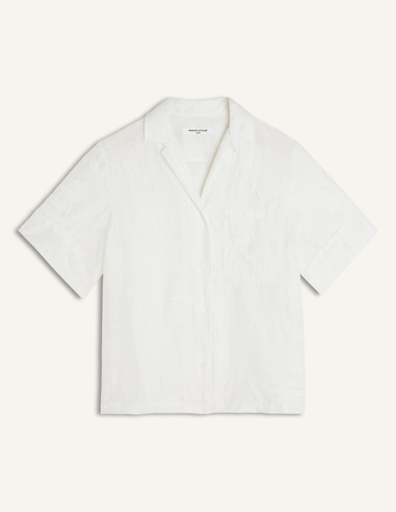 PARISIAN MAP SHEER RESORT SHIRT 1