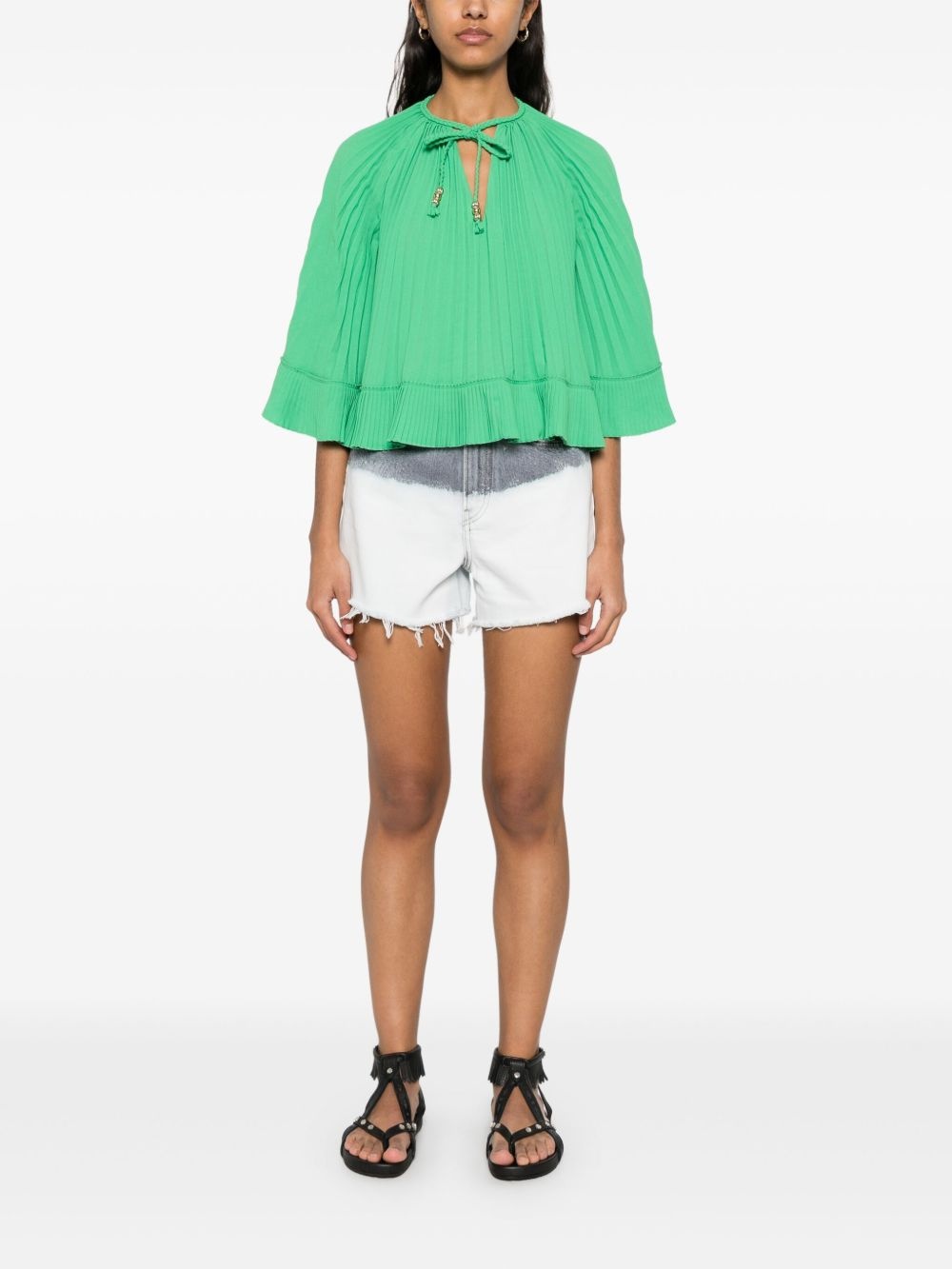 dip-dye shorts - 2