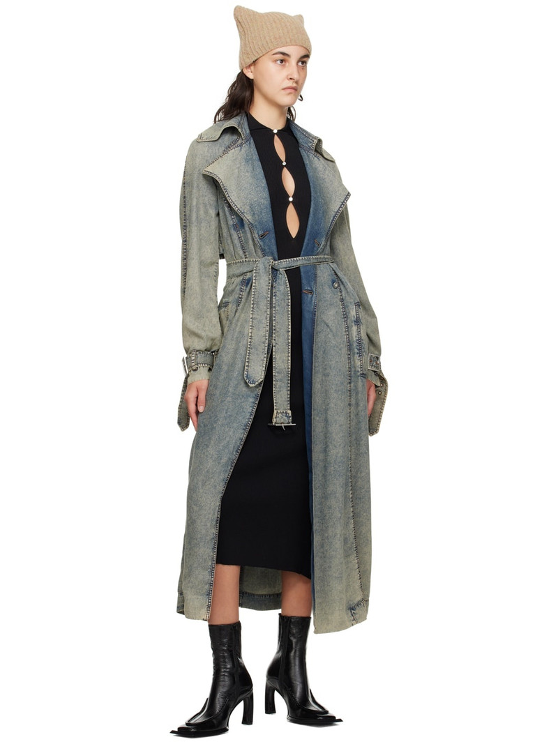 KNWLS Black Slither Midi Dress outlook