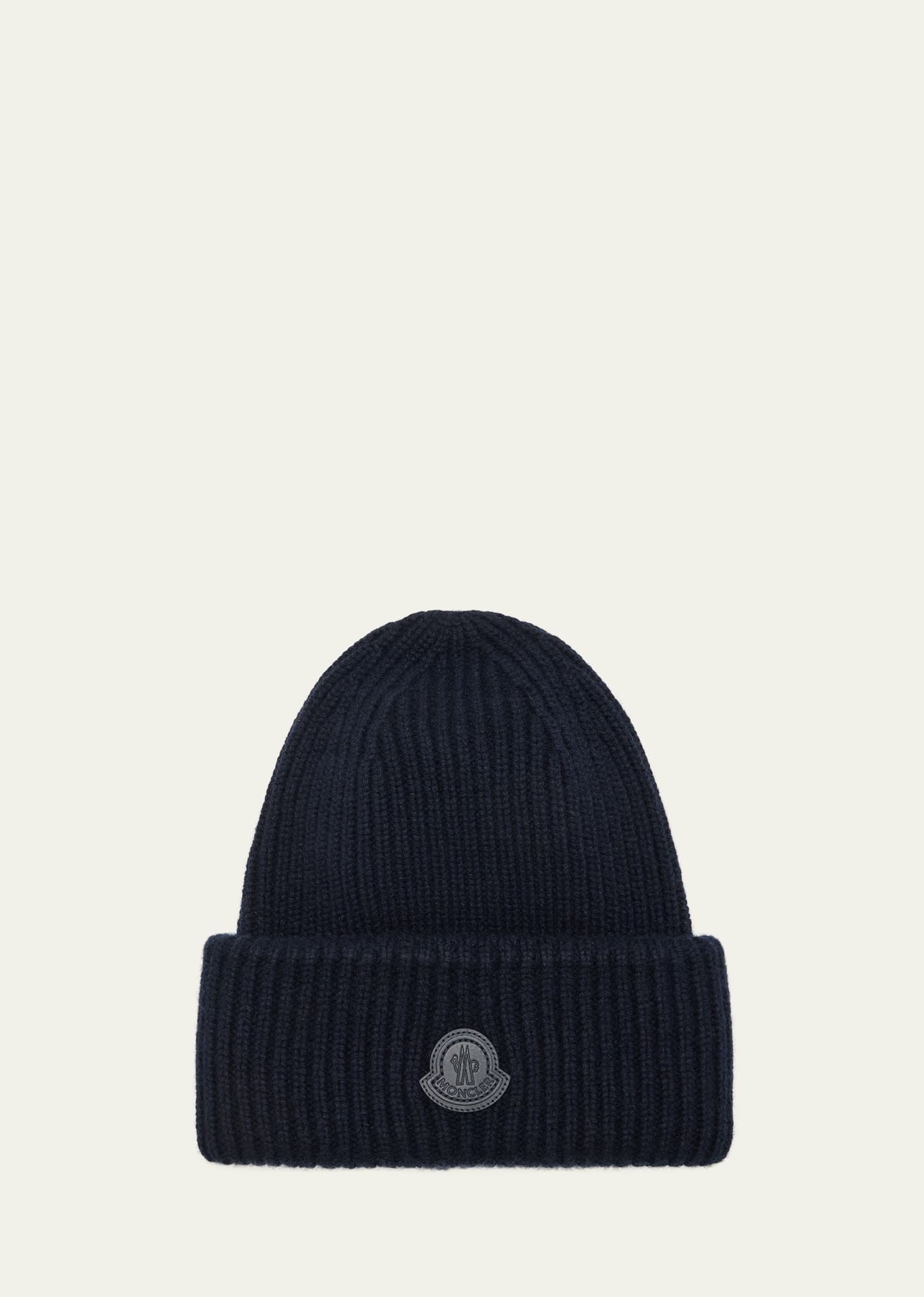 Men's Ribbed Cashmere Beanie - 1