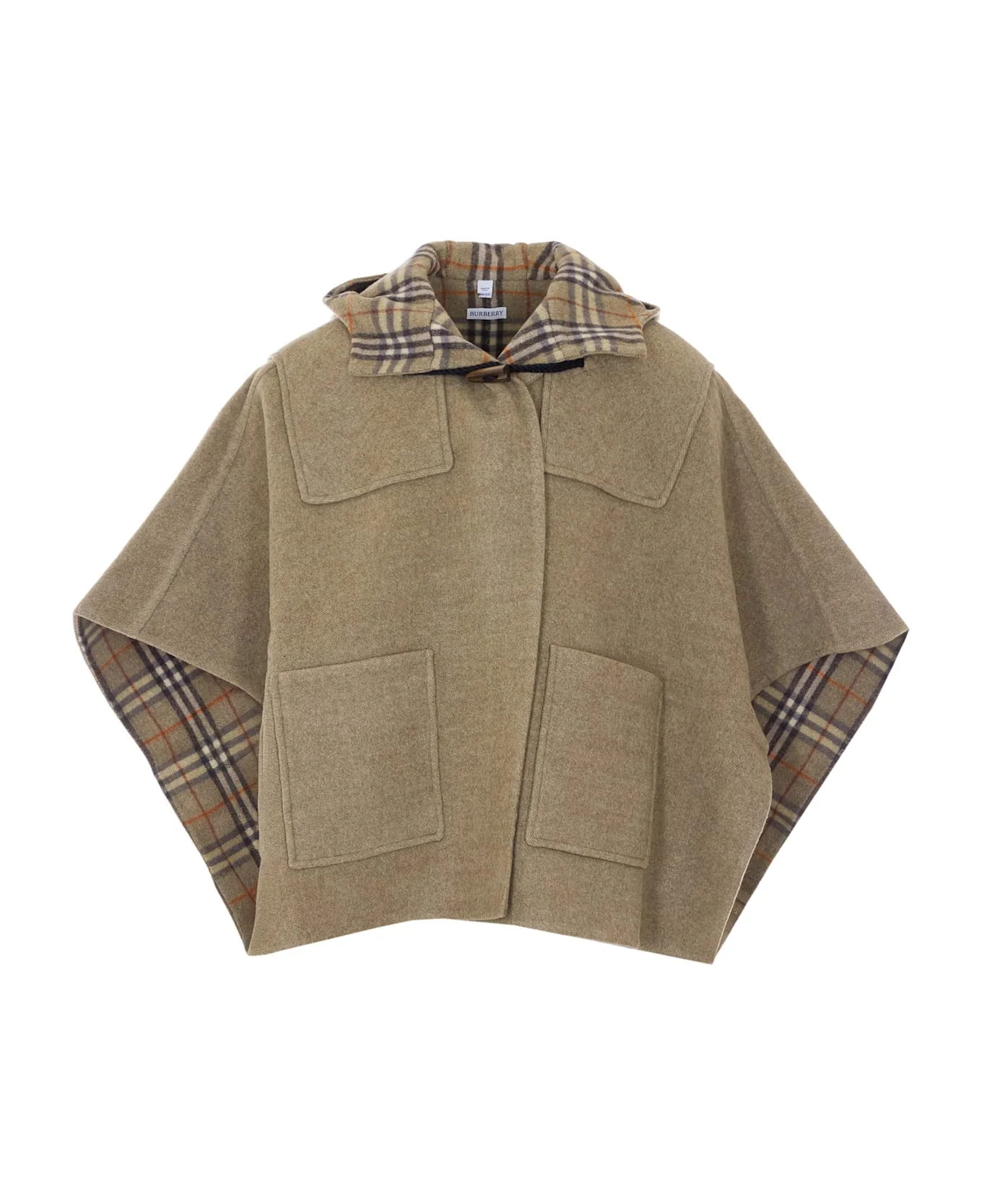 Wool Duffle Cape - 1