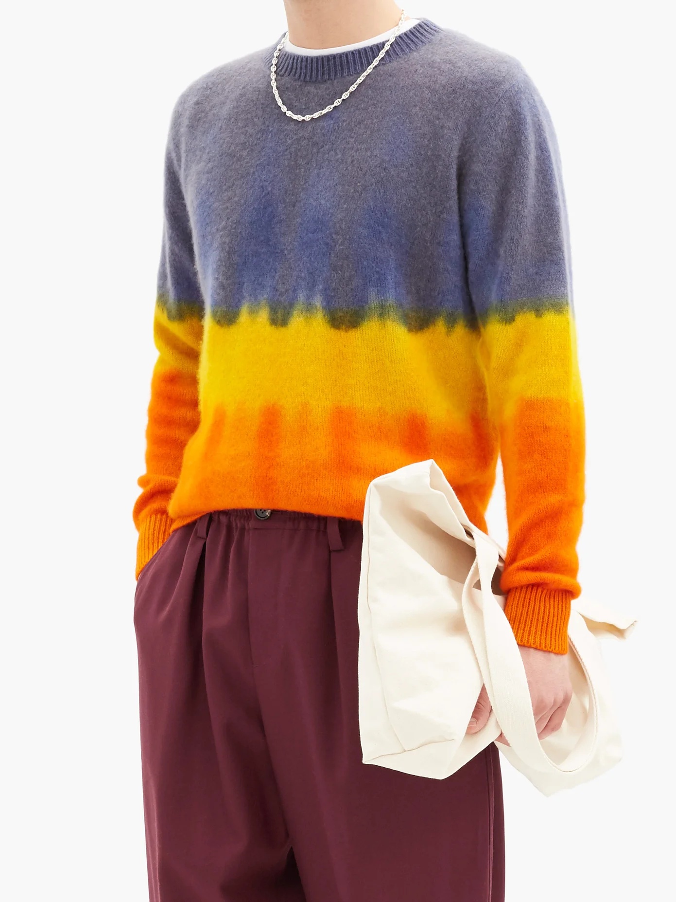 Gradient tie-dye cashmere sweater - 2