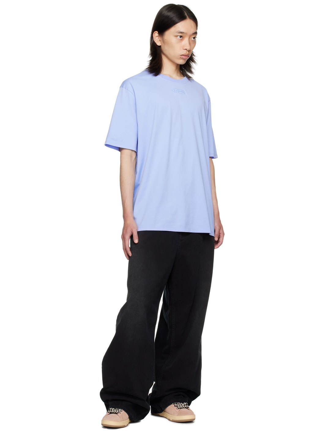 Blue Logo Patch T-Shirt - 4